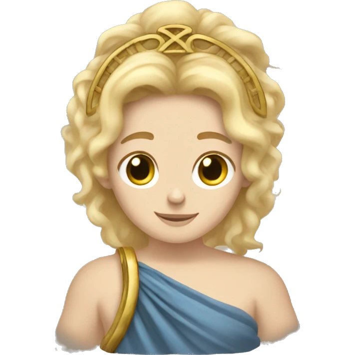 Apollo Greek mythology blonde hair lyre  emoji
