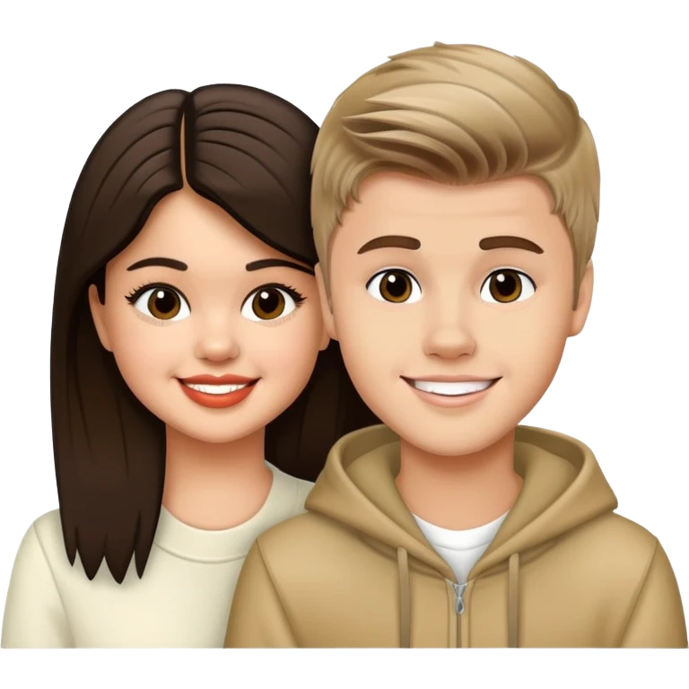 selena gomez and justin beiber emoji