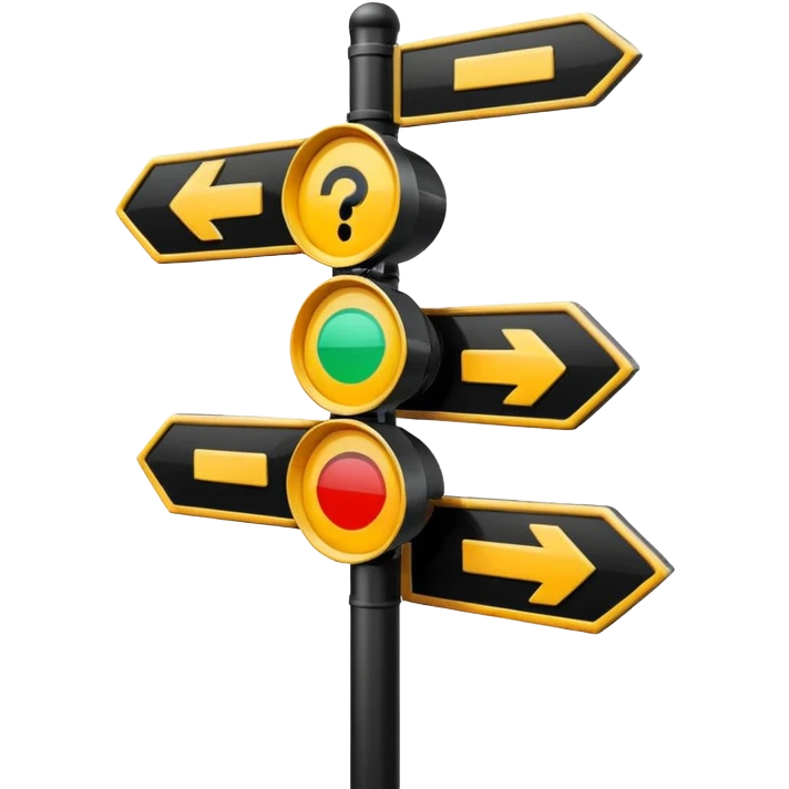 mac os icon rotation retro street signal directions rotating inversion emoji