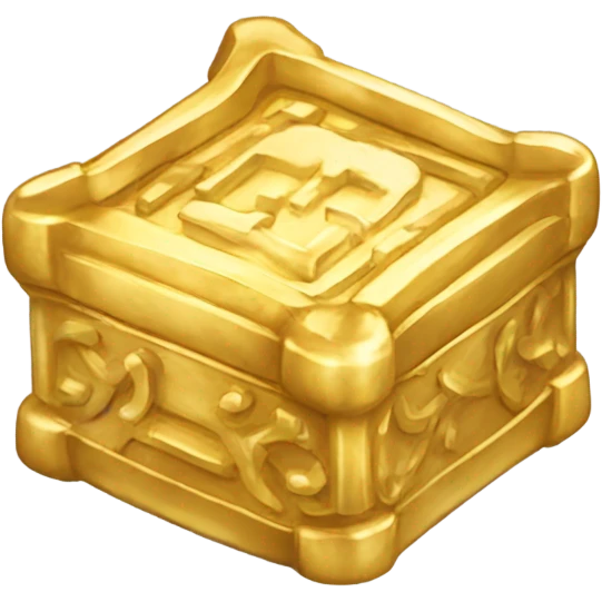 piece of gold emoji