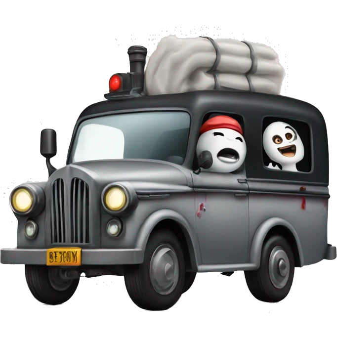 Wednesday Addams 4 story haunted dream house ghost buster truck  emoji