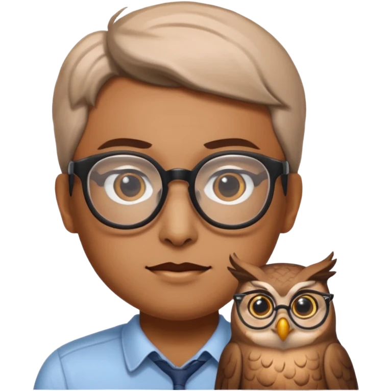 ⃝ مع ايموجي بومة emoji