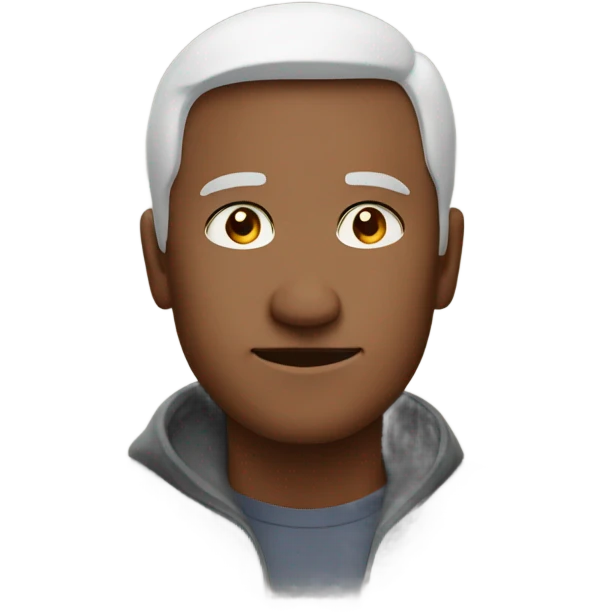 Man fighting against cancer emoji