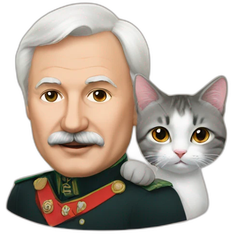 lukashenko and cat emoji