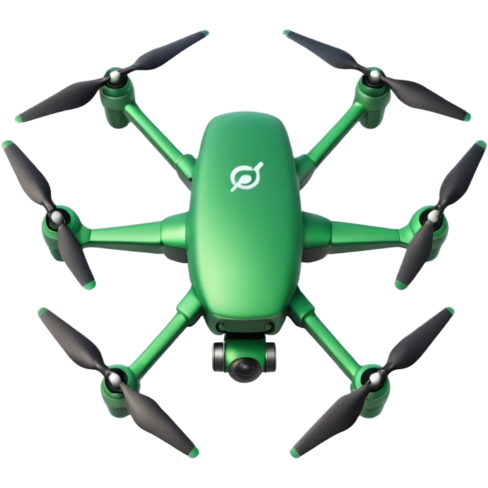 Green Drone – sensor array emoji