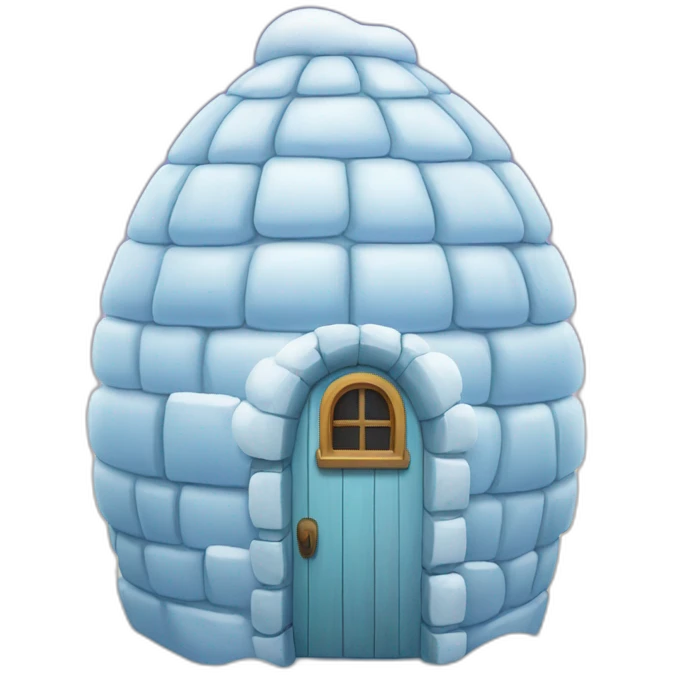 igloo with question mark on top emoji