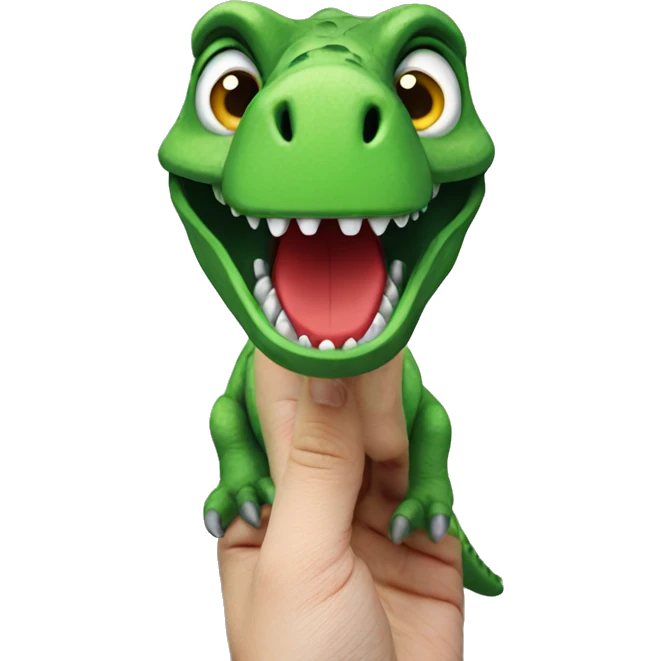 Dinosaur puppet  emoji