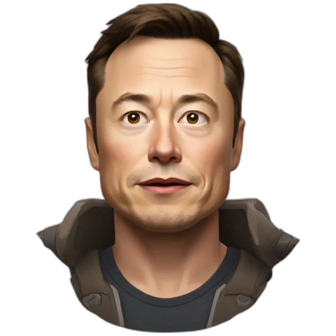 Drangon chevauchent elon musk emoji