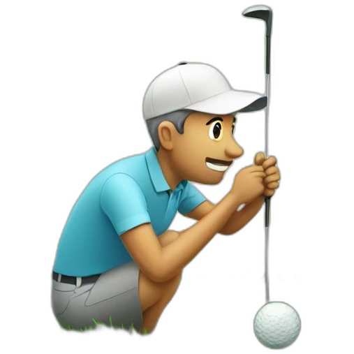 Golf Eating Grass emoji