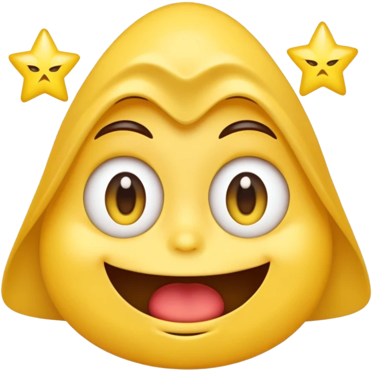 A emoji drooling with star eyes emoji