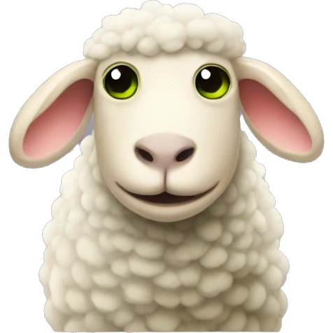 Sheep and frog mix emoji