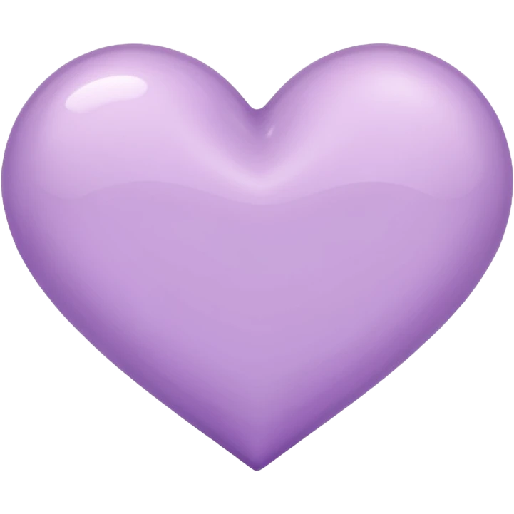 Lilac heart emoji