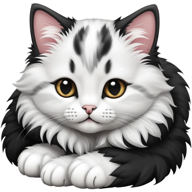 tabi cat kitten laying down emoji