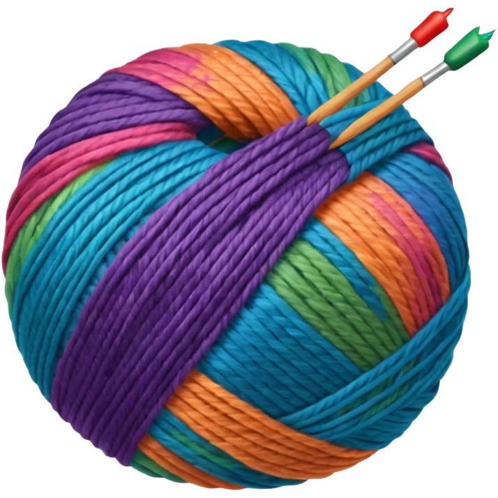 knitting paint emoji