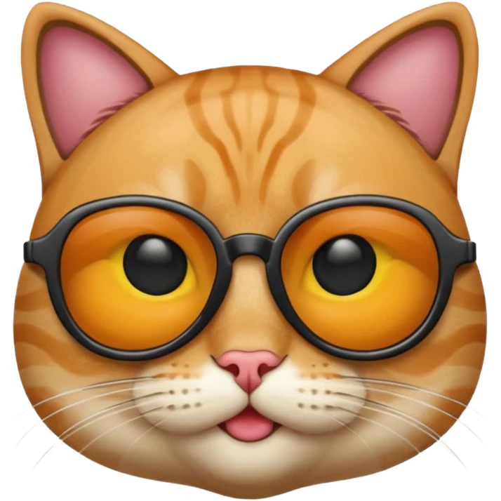 Cat wearing sunglasses emoji