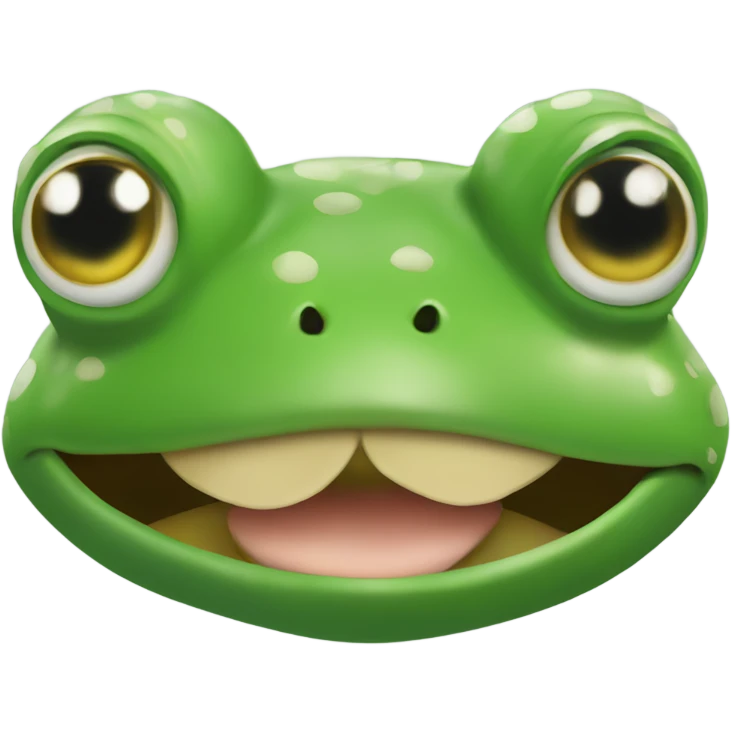 Frog with sig emoji