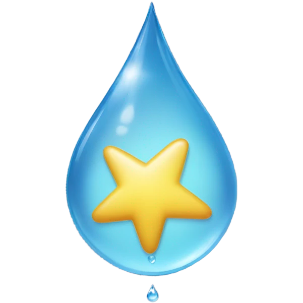 Water star emoji