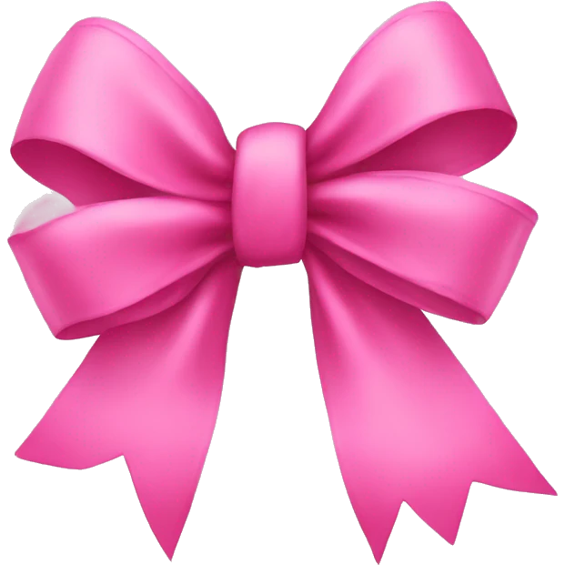 pink bow  emoji