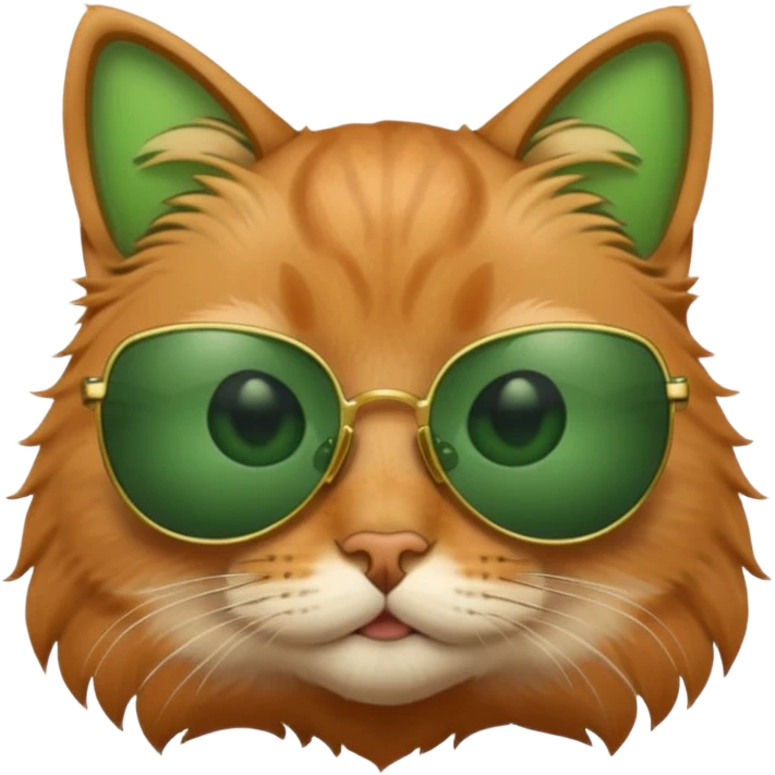 Cat wearing sunglasses emoji