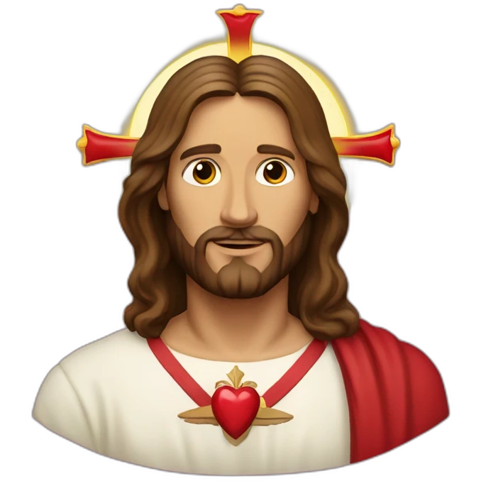 Jesus sacred heart  emoji