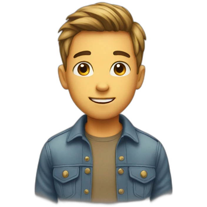 Cute boy  emoji