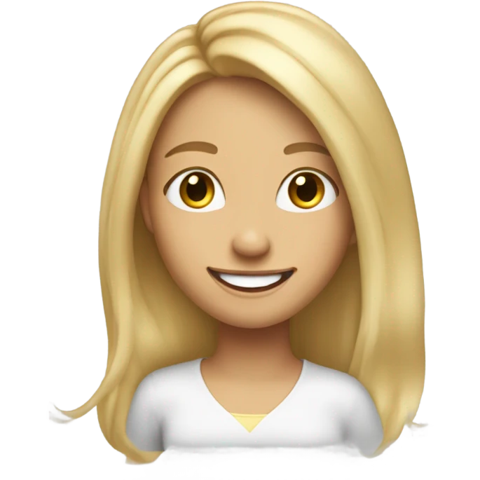 pretty blonde girl emoji