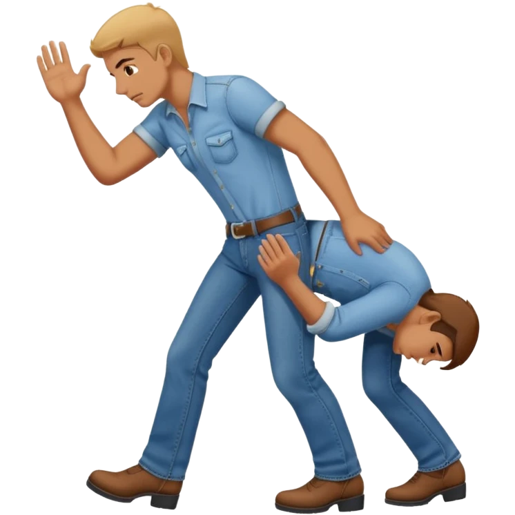Belt spanking  emoji