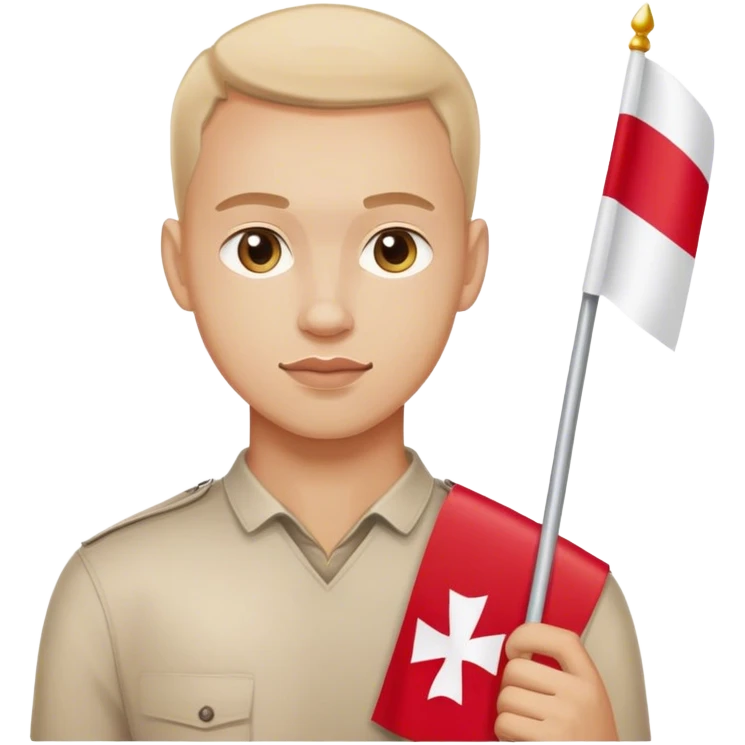 Man polish patriot poland
 emoji