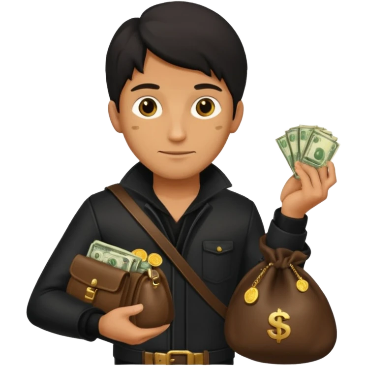 Ladrón hombre  emoji