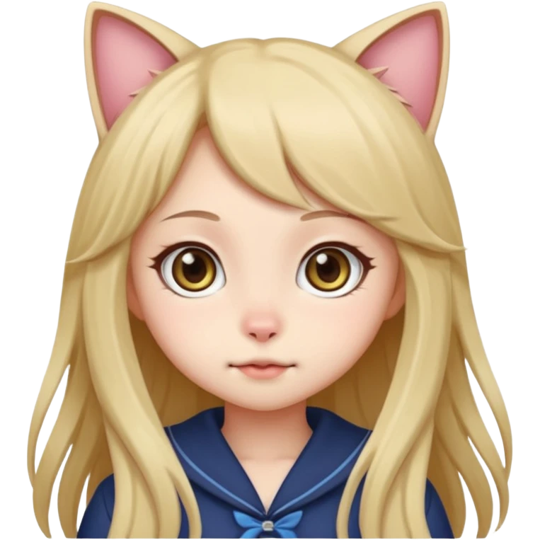 anime cute cat girl emoji