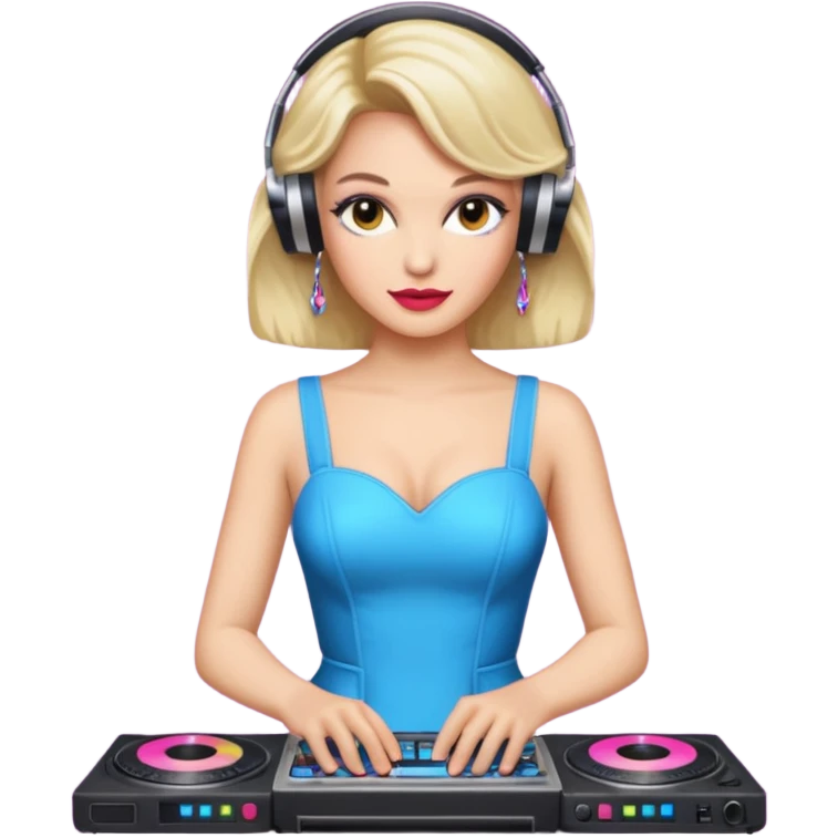 80'S CELEBRITY HORSE WITH DJ DRESS emoji