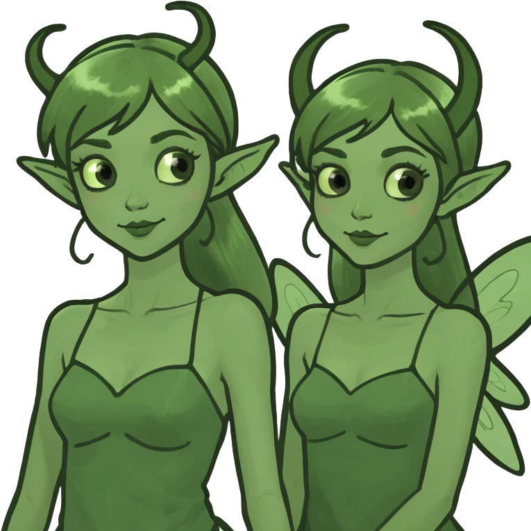 Moon Fairy Sisters emoji