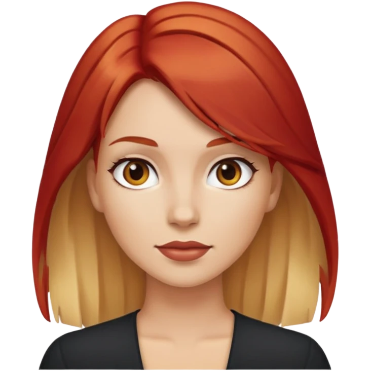 blonde redhead brunette  emoji
