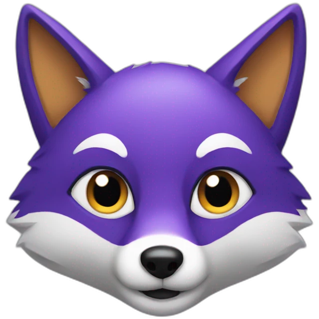 purple fox emoji