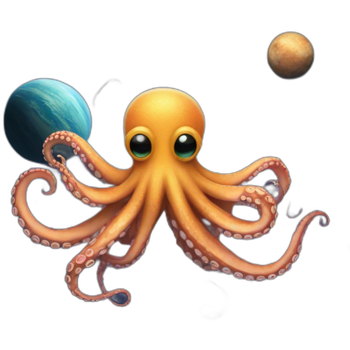 Octopus in space emoji