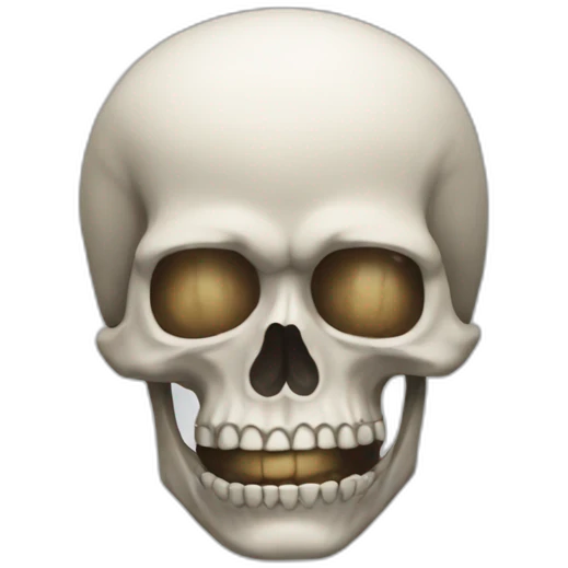 squelette chocked emoji