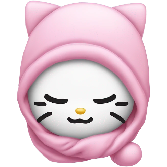 Sleepy hello kitty  emoji