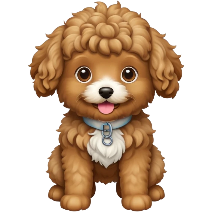 Light brown Cavapoochon  emoji