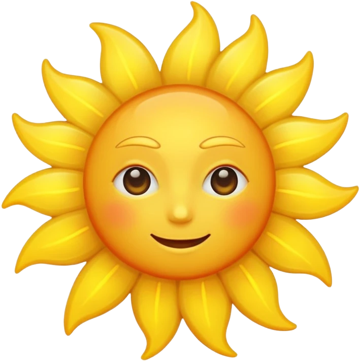 a sun ☀️  emoji