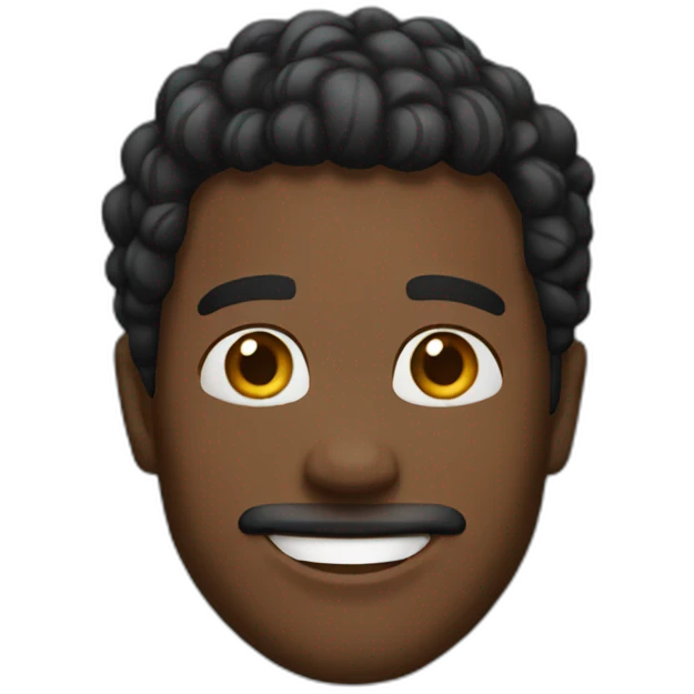 black manhappy emoji
