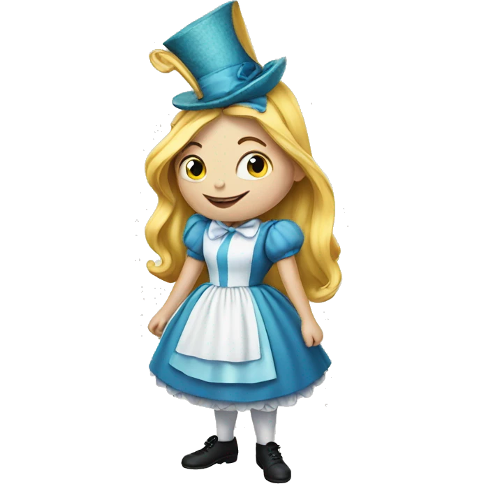 Alice in wonderland emoji