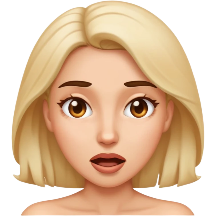 Woman having orgasm emoji