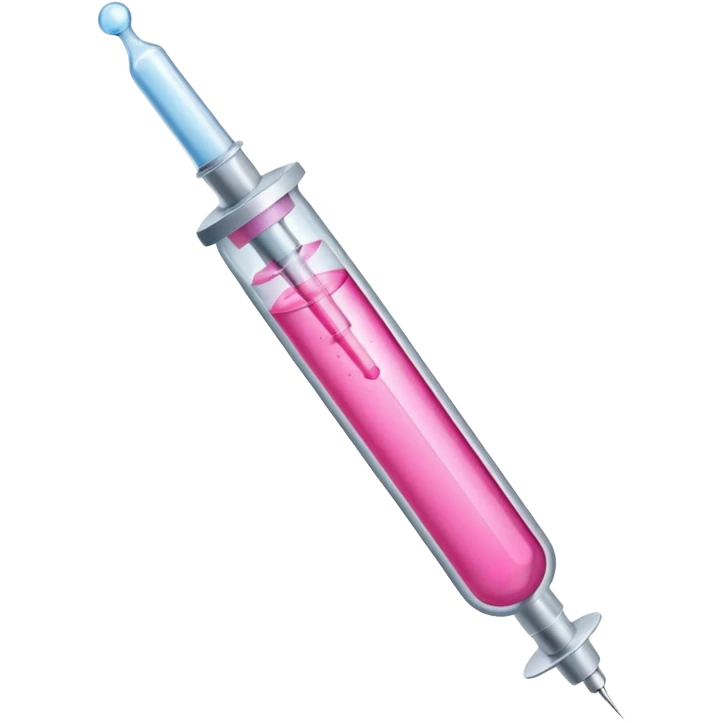pink liquid in syringe emoji