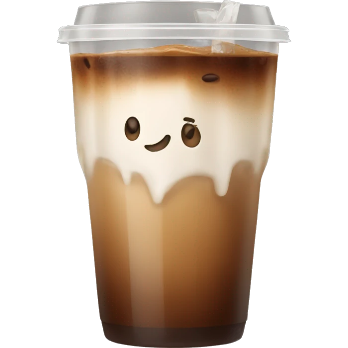 Ice coffee emoji