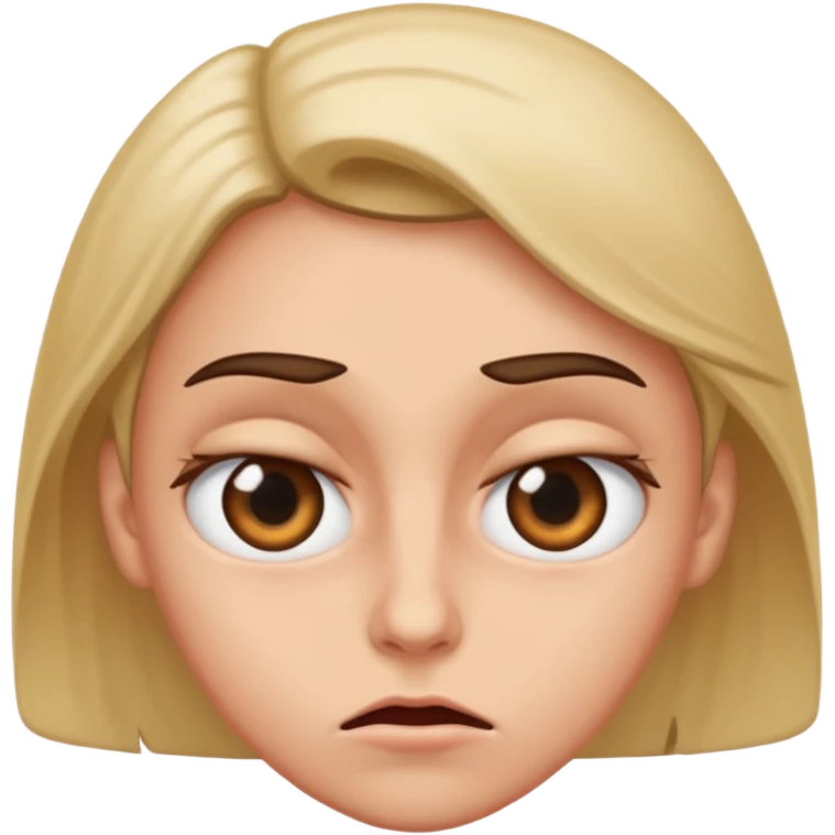 Mad rolling eyes  emoji