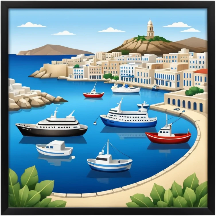 piraeus is a city in athens and it has the main port of athens too emoji