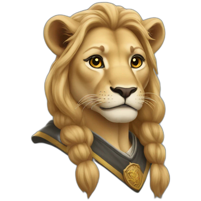 Lioness from Hogwarts emoji