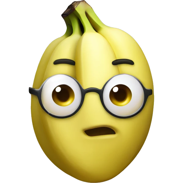A banana getting mineyy emoji