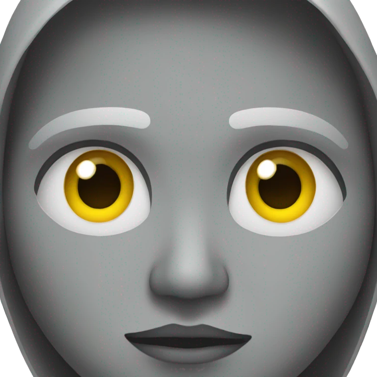 Emoji with a glimpse into the soul emoji