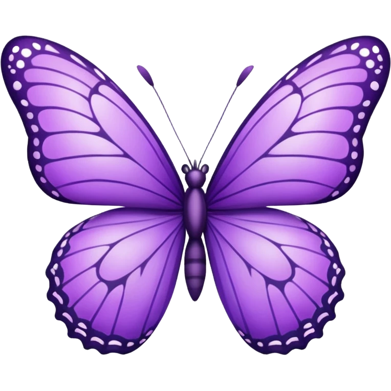 purple butterfly emoji